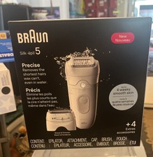 Braun Silk- pil 5 Epilator, Wet  Dry, Lasting Smooth Ski SE5-041.  T 29 
