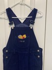 Vintage Disney Overalls Teen Y Dark Blue Corduroy Winnie The Pooh Carpenters Y2K — photo 2