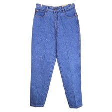 VTG PS Gitano Jeans Womens 14 Regular Blue Relaxed High Rise Tapered 100 Cotton