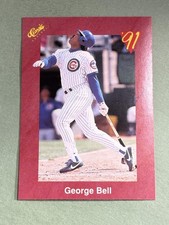 George Bell 1991 Classic II Chicago Cubs #T30 LL987