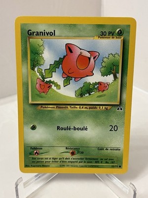 Pokemon Neo Discovery Set FRENCH Granivol (Hoppip) 61/111 FREE SHIPPING