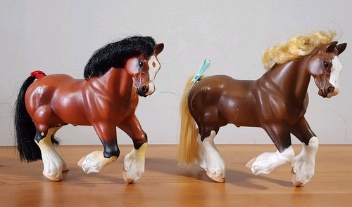 Lot ancien de 10 jouets MARCHON GRAND CHAMPION CHEVAUX années 80 1990 étalons juments - Photo 2/19