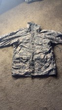 Tennier Industries ECWCS Hooded Water Resistant Camo Parka Coat Large Long