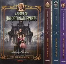 A Series of Unfortunate Events 1-4 - Hardcover, by Snicket Lemony - Very Good