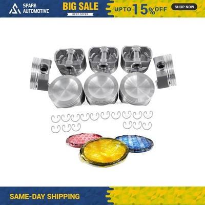 Pistons w/ Rings fit Fits 1995-2004 Ford 4.6L V8 SOHC 16V N/R