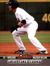 Malcolm Holland 2013 Choice Great Lakes Loons #13 RC FREE SHIPPING AutographDen