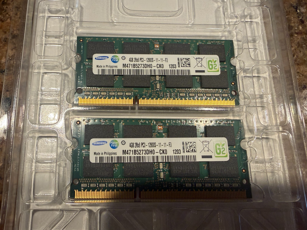 2x Samsung 4GB 2RX8 PC3-12800S-11-11-F3 Laptop Memory | eBay