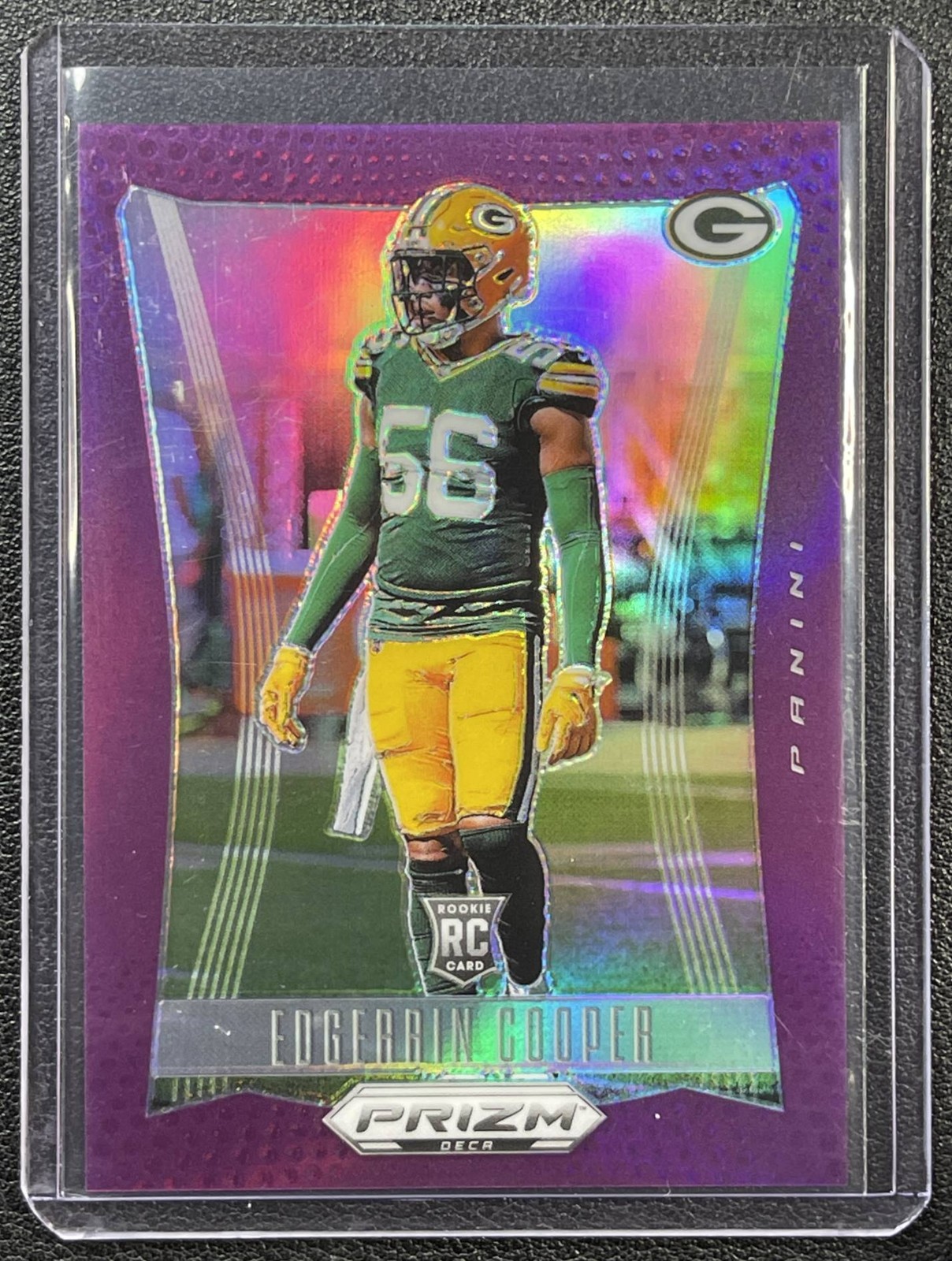 EDGERRIN COOPER 2024 PANINI PRIZM DECA #117 ROOKIE PURPLE RC 29/99 PACKERS