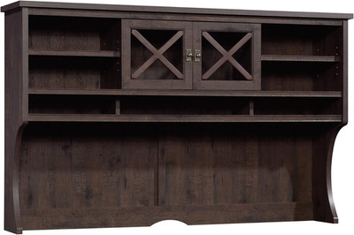 Costa Large Coffee Oak Hutch - Stylish Storage Solution for Your Home