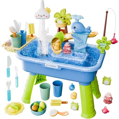 2026 Upgraded Water Table for Toddlers 3+, Water Table for Kids Ages 4-8 with...