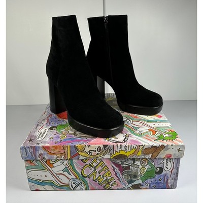 Jeffrey Campbell Women's Spaced Boot Black Suede 9M NIB #07S