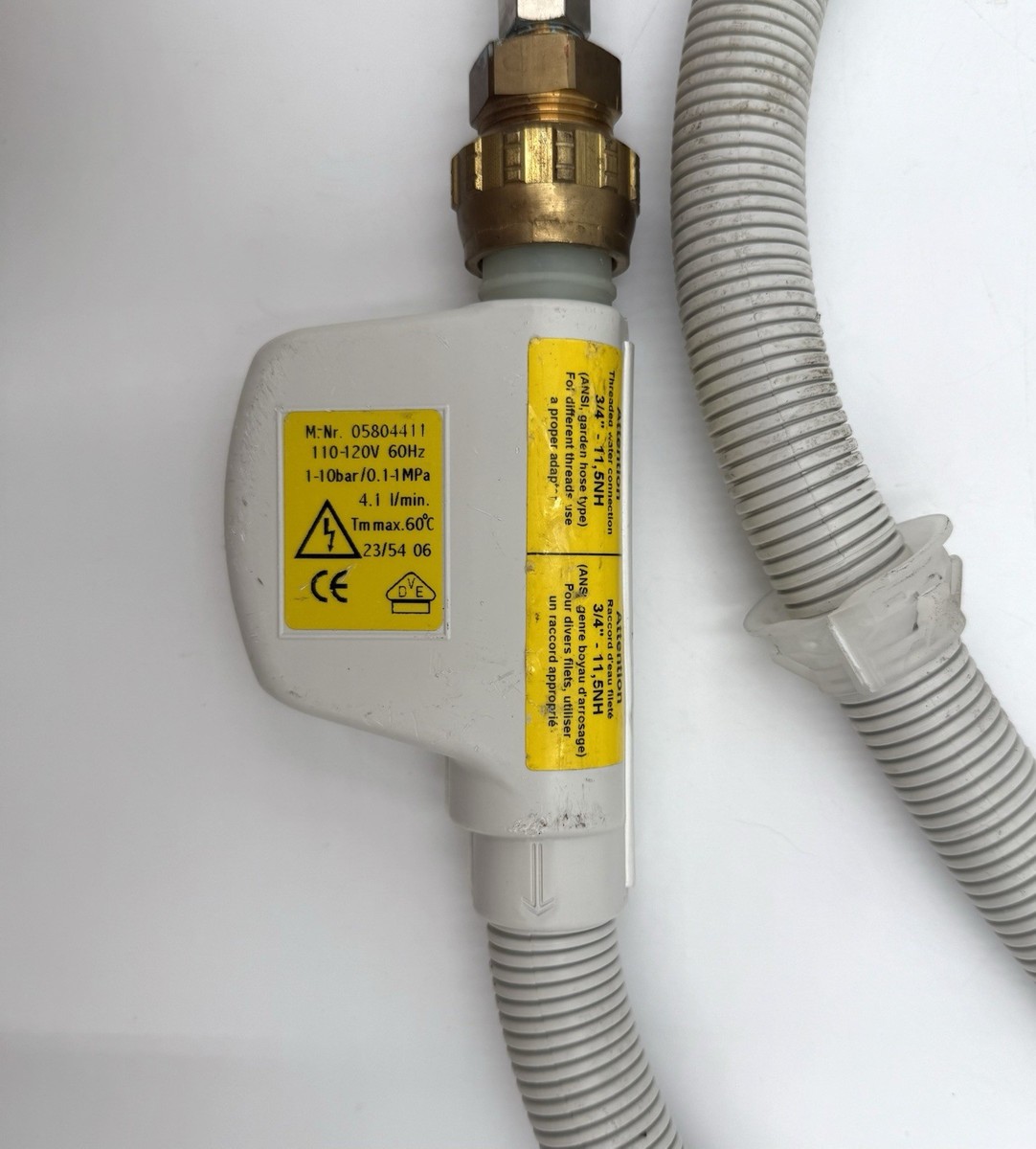 Miele Dishwasher Intake Drain Hose 05804411