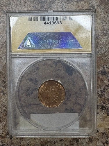 1938 Lincoln Wheat One Cent Anacs Ms64