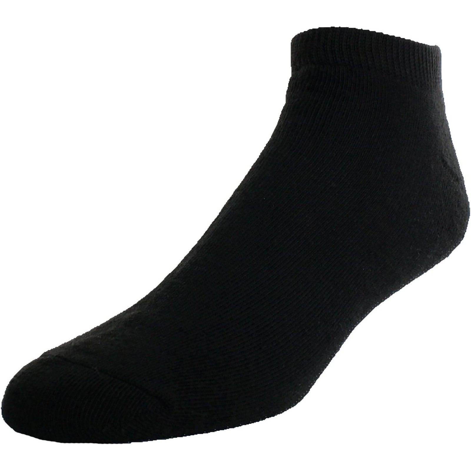 Sof Sole Cushioned Low Socks - XL - Black