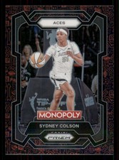 Sydney Colson 2024 Panini Prizm Monopoly WNBA #23 Red Classic Icons Aces