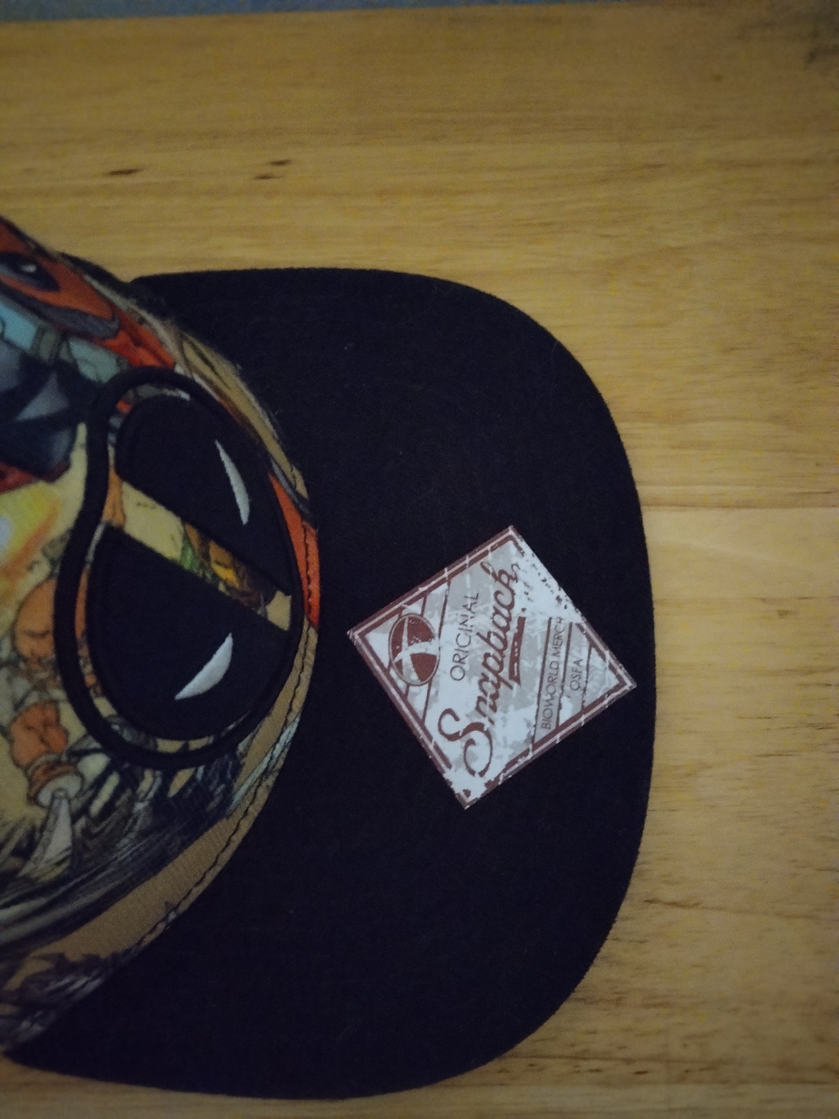 Marvel Deadpool Original Snapback Hat Bioworld Me… - image 6