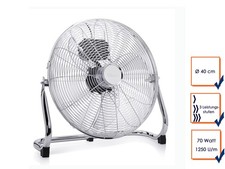 Mobilny wentylator podłogowy z 3 stopniami chłodnicy powietrza Ø 40 cm dla przyjemnego klimatu