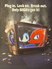 ​Rare 1994 Sega Sonic & Knuckles Vintage Print Lot Ads Strategy Guides