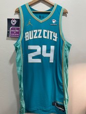 2024 Customed Jordan Charlotte Hornets B Miller City Team issued Jersey 52 XL