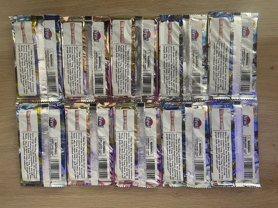 10x Italian Brainrot Trading Cards game Pack – Tung Tung Tung Sahur - Image 2 of 2