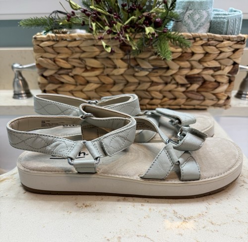 Earth Size 9M Sylt Saba Women’s Flat Sandals Beige Adjustable Straps New - Picture 6 of 11