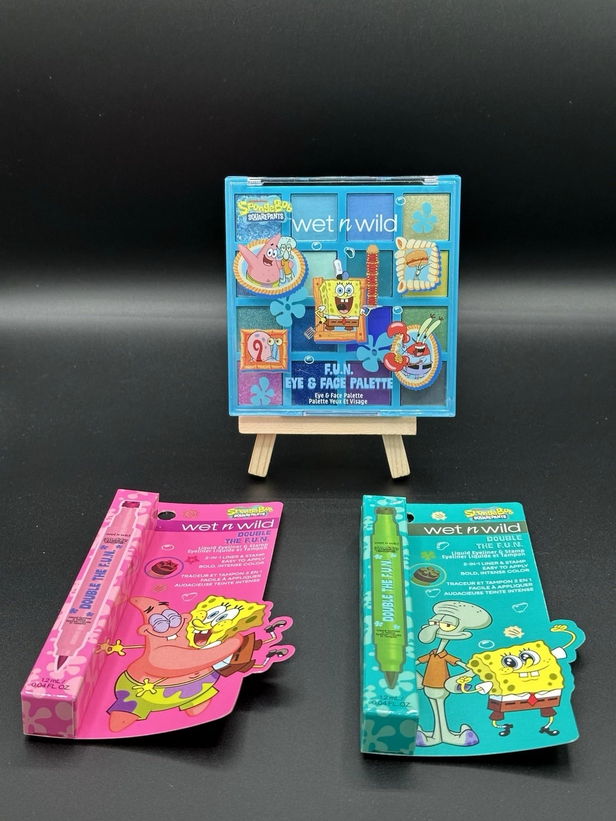 New Wet N Wild Limited SpongeBob SQUAREPANTS Nickelodeon Makeup Lot - 3 pieces
