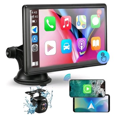 7'' Touchscreen Wireless Car Stereo w/Apple Carplay & Android Auto