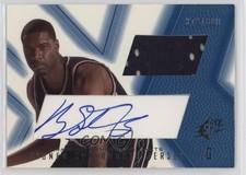 2001-02 SPx Signed Rookie Jersey 379/800 Brandon Armstrong (Blue) #95 Auto 1bi0