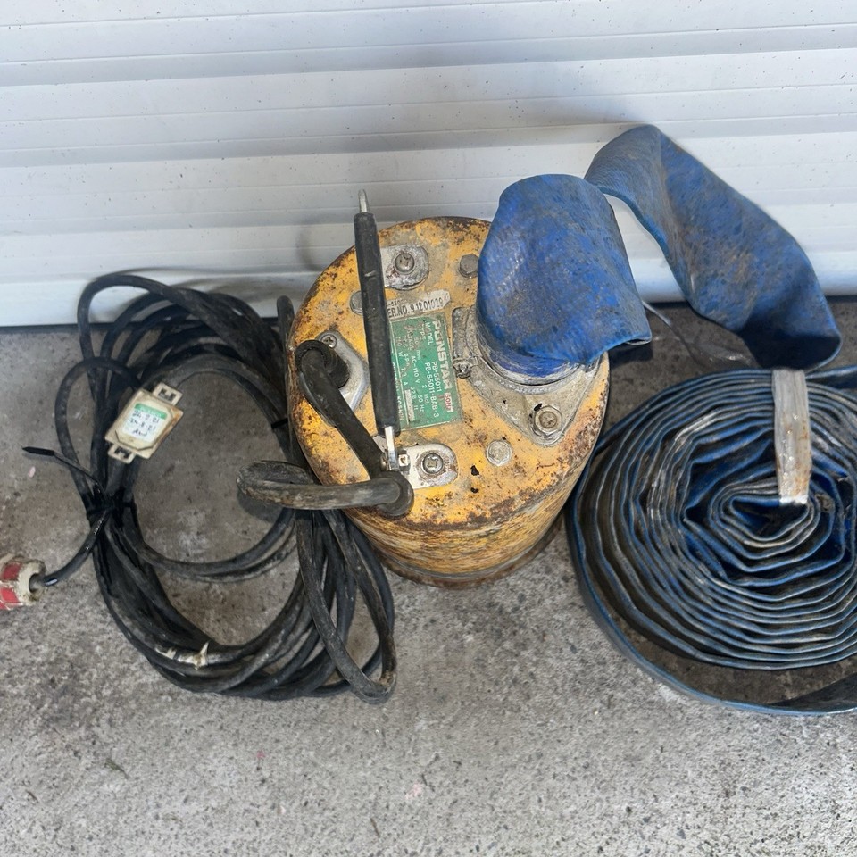 L&S Engineers 10m Power Cable 110v For Submersible Pumps – Compatible With Ponstar, Wacker, Fairport