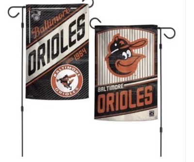MLB Baltimore Orioles Vintage Garden Flag Double Sided O s Premium Yard Flag