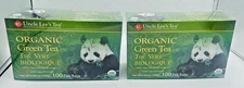 Lot of 2 PACK Uncle Lee's Tea Organic Green Tea, 100 Tea Bags (200) Exp 2029