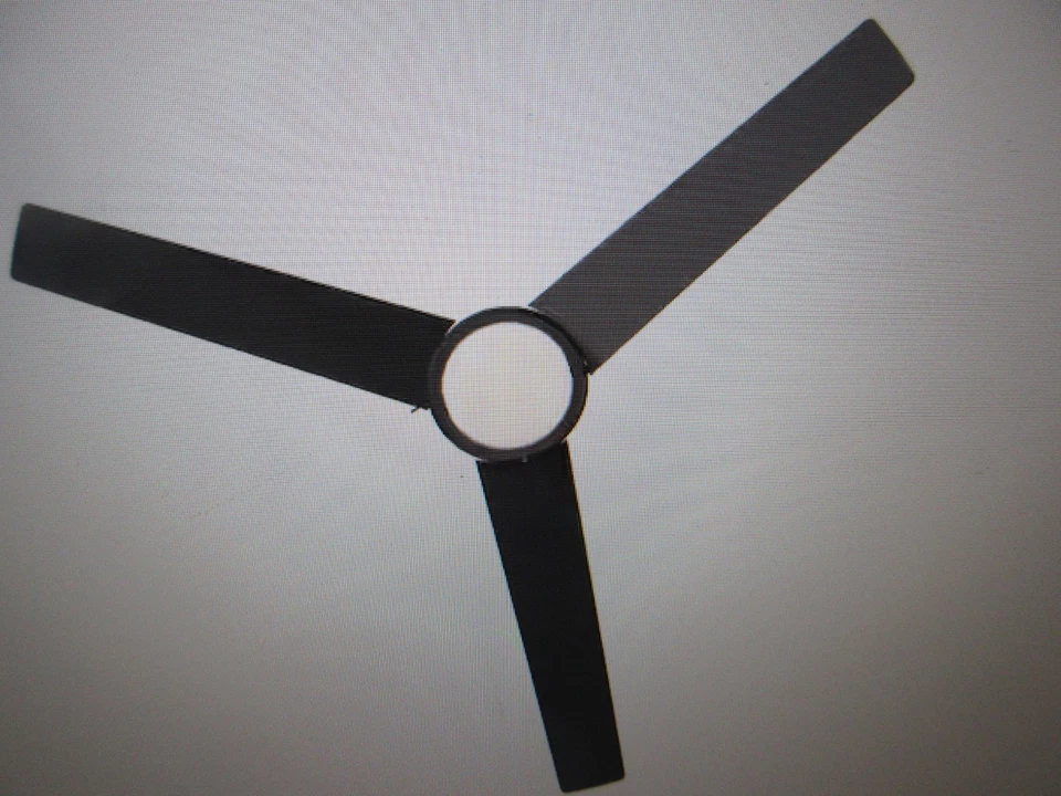 52 in. Indoor Matte Black Integrated LED Ceiling Fan with Light Kit - CF2010B - Image 3 of 4