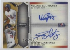 2011 Bowman Sterling Dual Gold Refractor 26/50 Nellie Rodriguez Nelson Auto 9bd