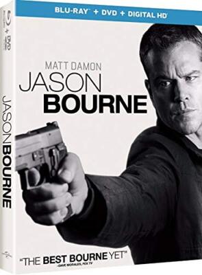 Jason Bourne (Blu-ray/DVD/Digital, 2016, 2-Disc Set) NEW