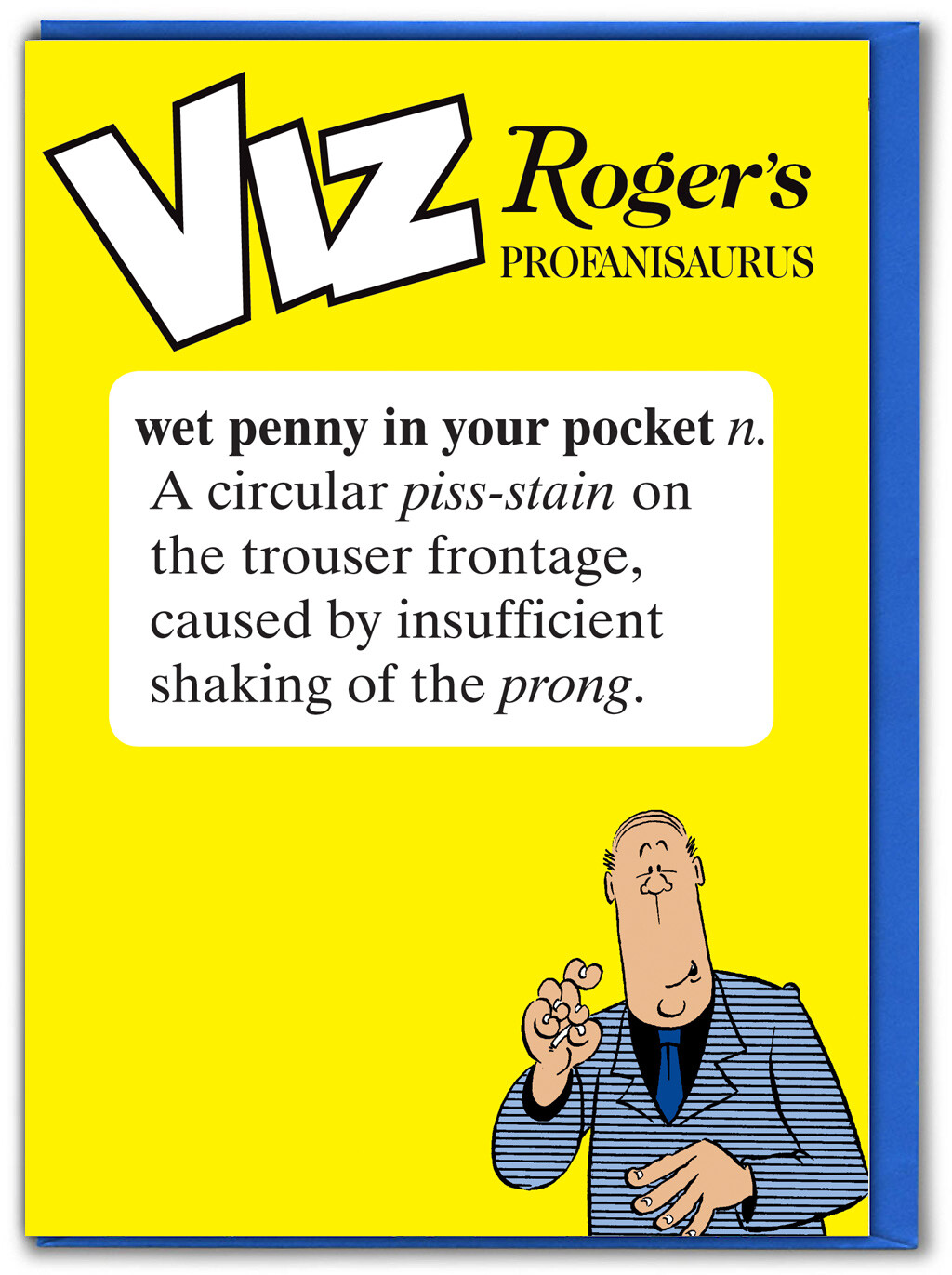 Viz Comic Roger's Profanisaurus Funny Birthday Greetings Card RUDE Cheeky Joke