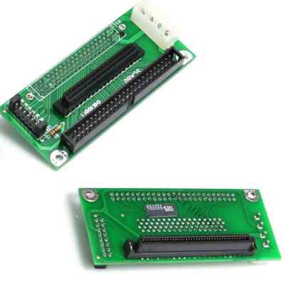 SCSI SCA 80-Pin To SCSI 68-Pin/IDC 50-Pin Adapter SCSI 80-68-50 CARD