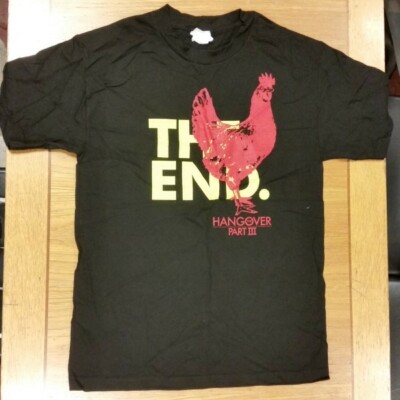 THE HANGOVER PART III PROMO T-SHIRT MERCH GR M