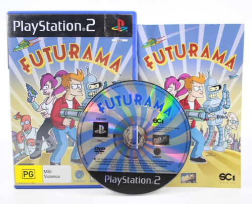 Futurama - PlayStation 2 (PS2) [PAL] - WITH WARRANTY - Picture 1 of 3