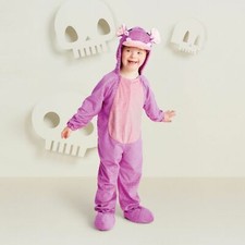 NWT Hyde Eek Boutique Toddler Plush Hippo Purple Halloween Costume Jumpsuit