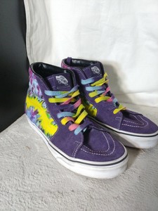 vans blue yellow pink