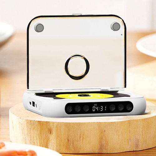 Lecteur CD de musique sans fil compact avec connectivité BT et écouteurs - Afbeelding 3 van 15