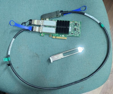 Dell M9NW6 Mellanox CX324A 40GbE QDR 2-Port QSFP PCIe3.0 w/2MJ5F QSFP Cable