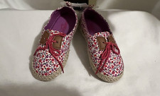 OSHKOSH B'GOSH LITTLE GIRLS SLIP ON PRINTED SHOES SIZE 1O NEW