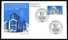 GERMANY BERLIN ART-FDC 1987 CONSTRUCTION EXHIBITION ARCHITECTURE BAUHAUS xa21