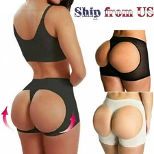 Women Body Shaper Tummy Control Panty Enhancer Booty Underwear Butt Lifter Pants