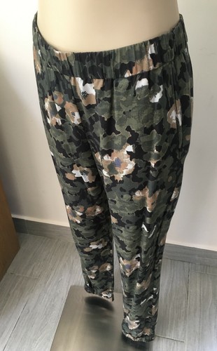 FRENCH CONNECTION Khaki Camo Print Combat Trousers UK10 - Picture 10 of 12