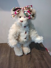 Annette Funicello Collectible Bear Co. 15" Cream Bear, Jointed, Plush