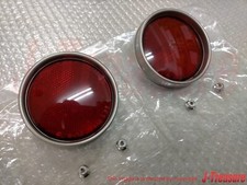 TOYOTA LAND CRUISER FJ40 FJ42 FJ43 58-73 Genuine Reflector Lens 2pcs Set OEM