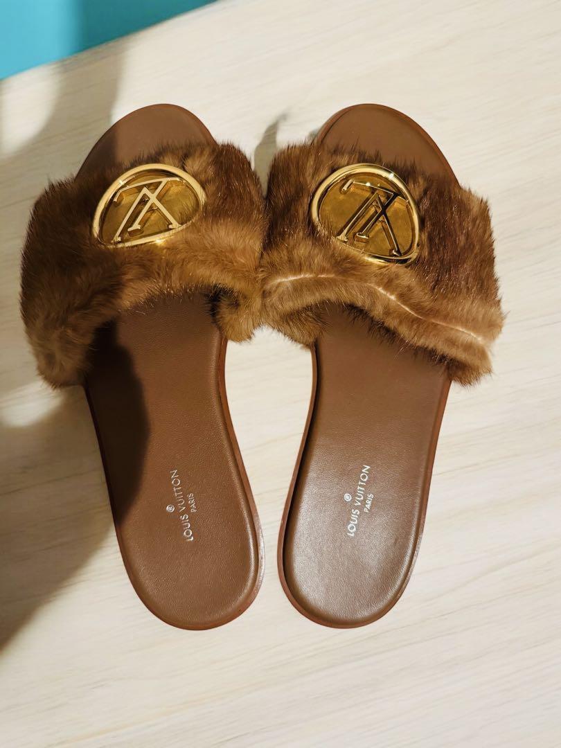 HOT Flat Sandals Louis Vuitton Slipper Sandals Louis Vuitton LV