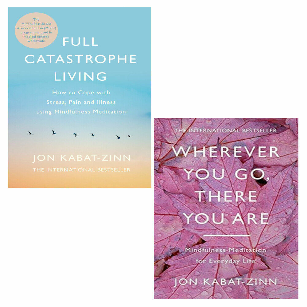 Jon Kabat Zinn Unisex Collection 2 Books Set Full Catastrophe Living, Wherever You Go - Image 3